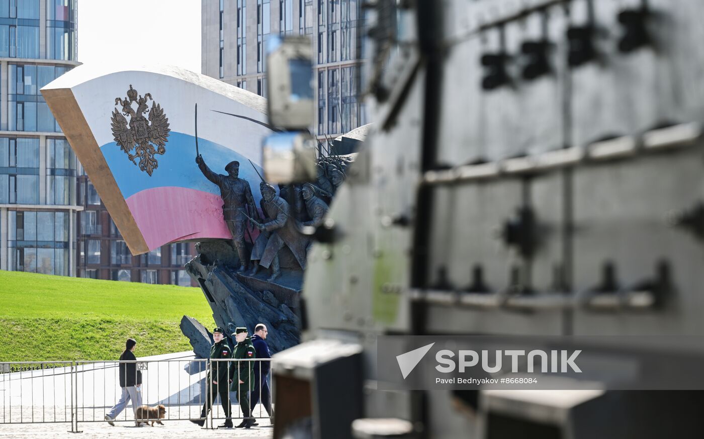 Russia Ukraine Captured Military Equipment Exhibition