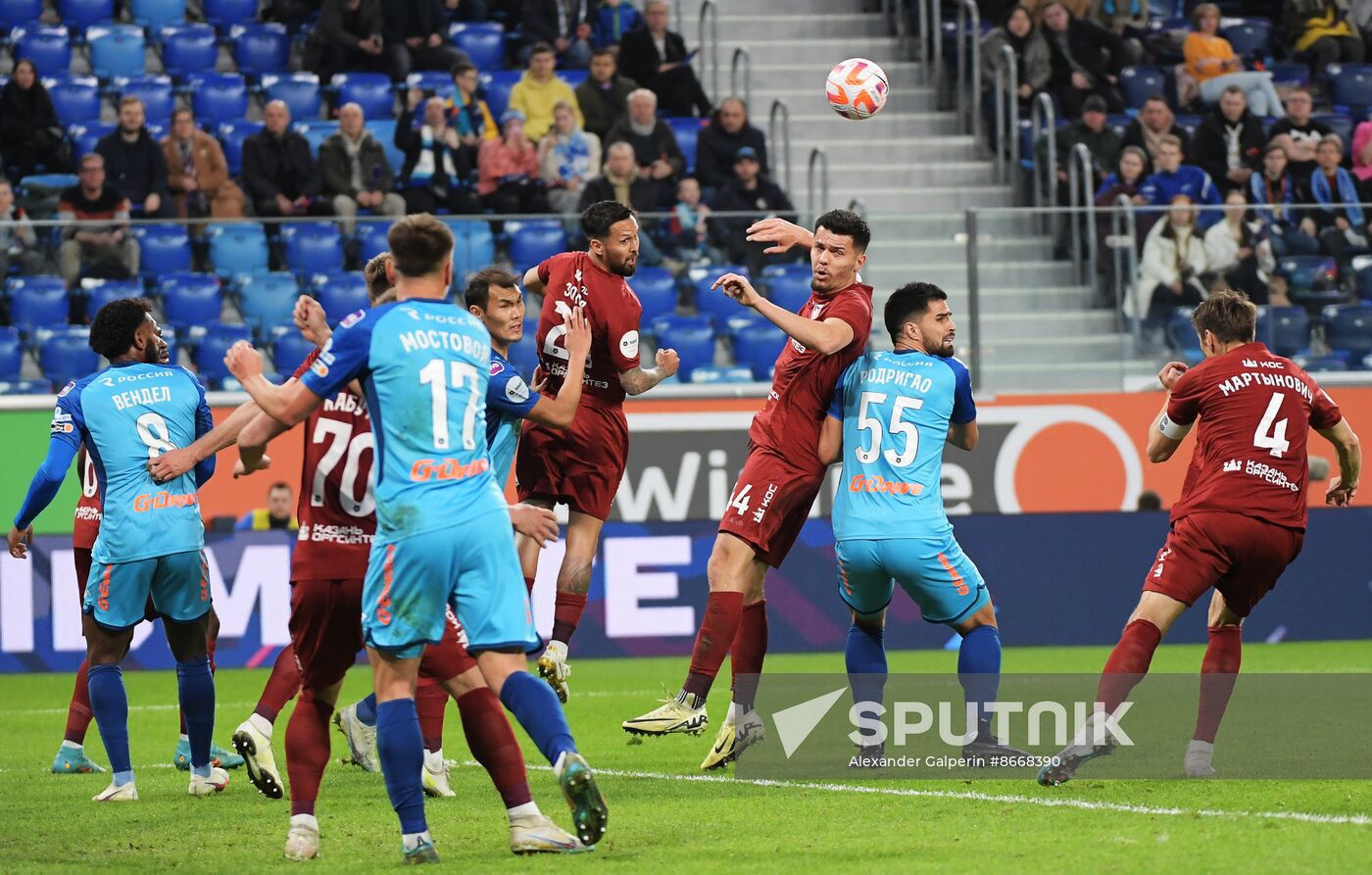 Russia Soccer Premier-League Zenit - Rubin