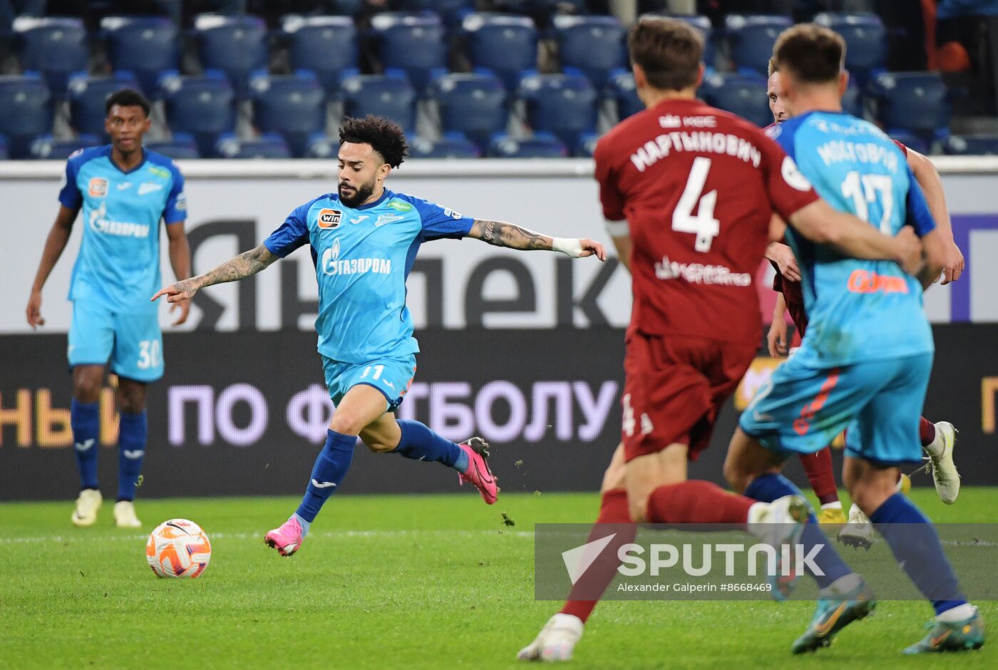 Russia Soccer Premier-League Zenit - Rubin