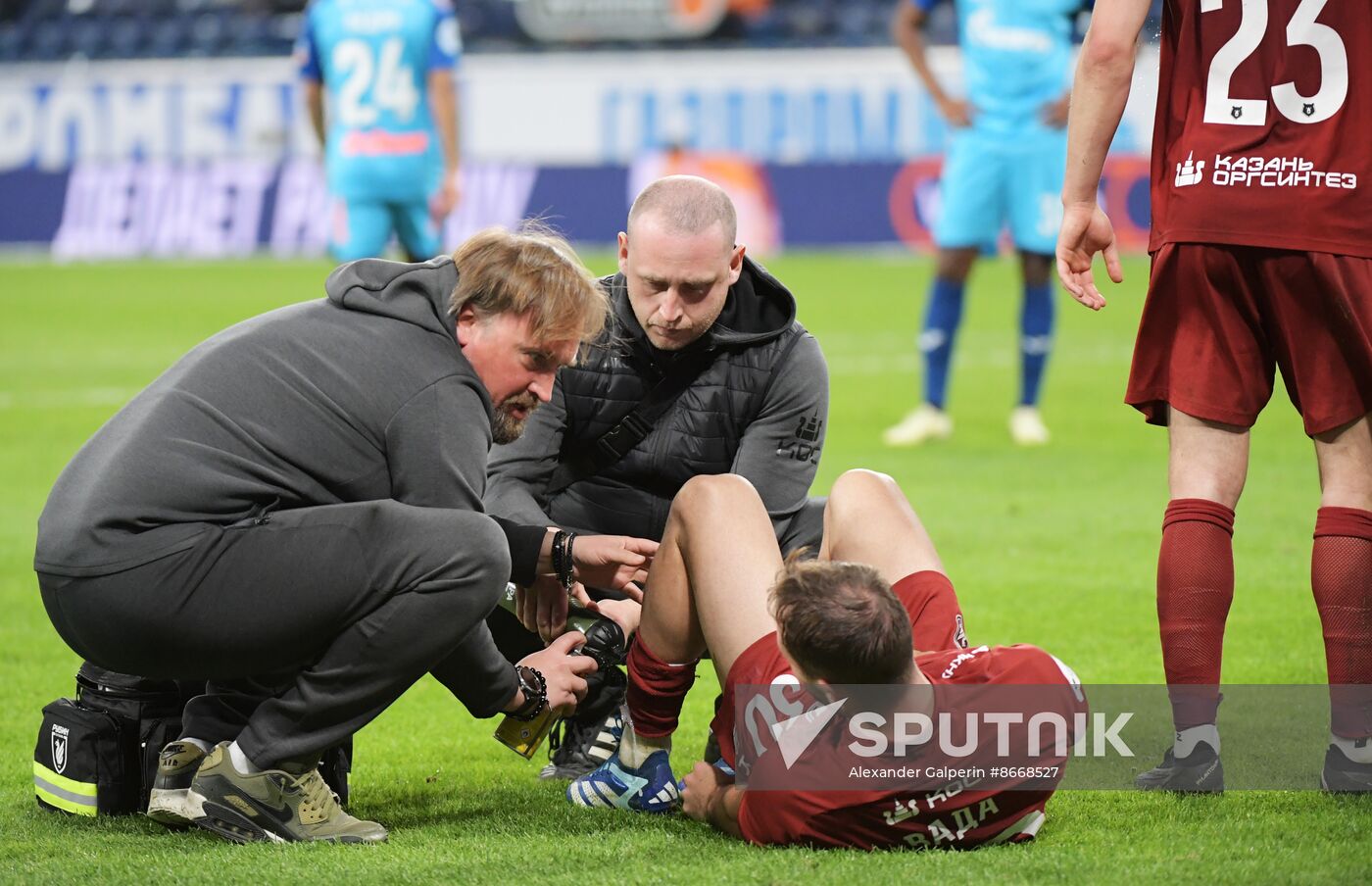 Russia Soccer Premier-League Zenit - Rubin