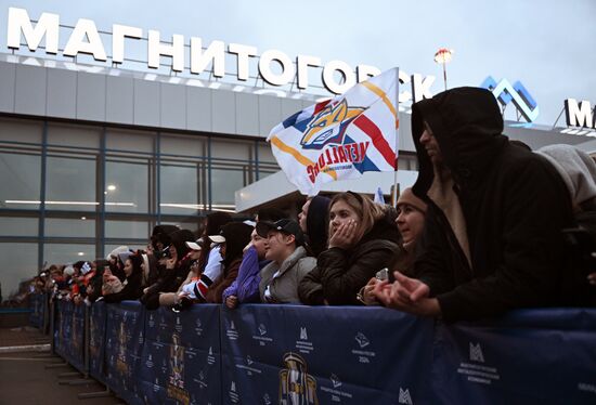 Russia Ice Hockey Kontinental League Metallurg Arrival