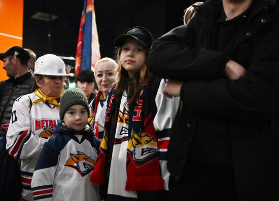 Russia Ice Hockey Kontinental League Metallurg Arrival