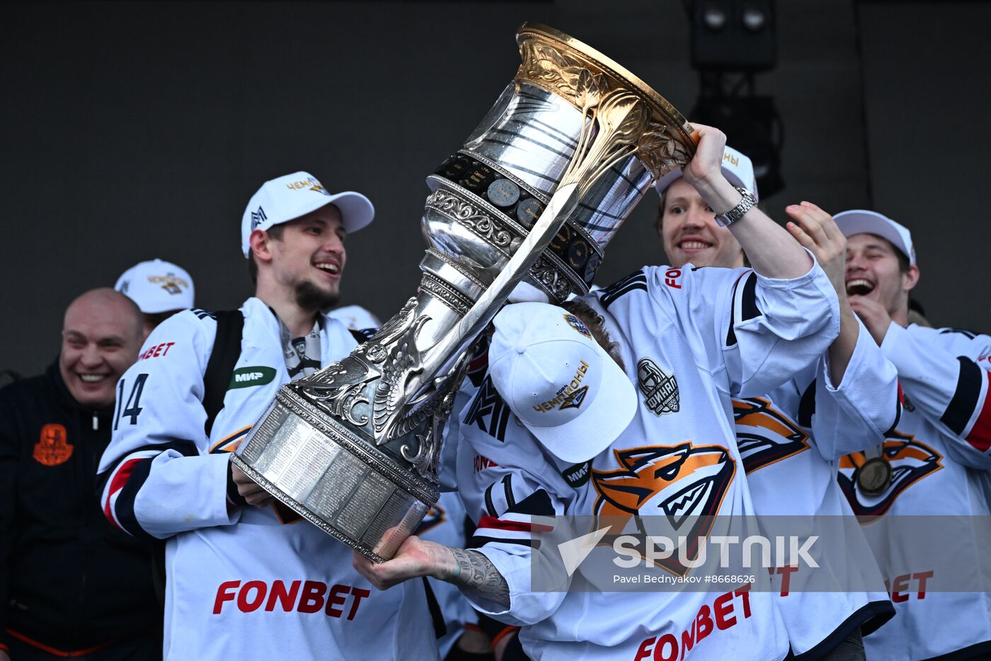 Russia Ice Hockey Kontinental League Metallurg Arrival