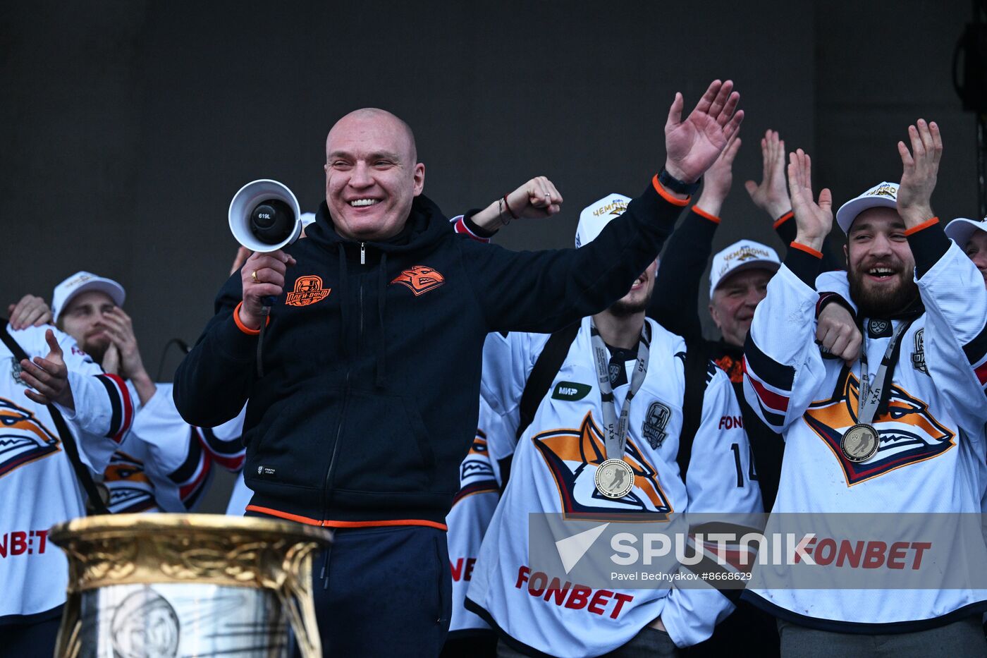 Russia Ice Hockey Kontinental League Metallurg Arrival