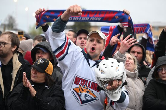 Russia Ice Hockey Kontinental League Metallurg Arrival
