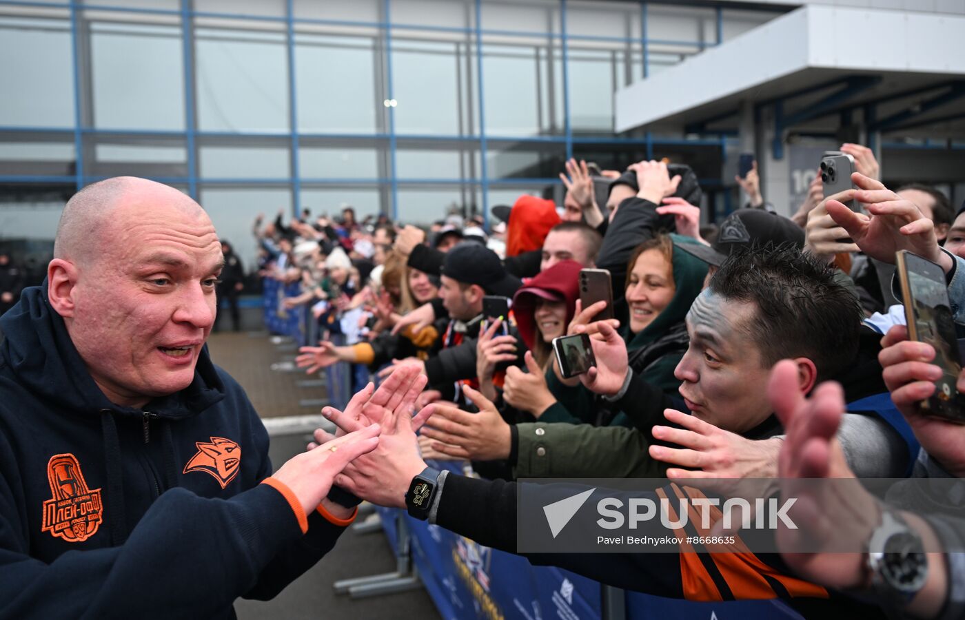 Russia Ice Hockey Kontinental League Metallurg Arrival