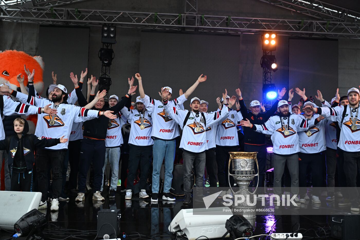 Russia Ice Hockey Kontinental League Metallurg Arrival