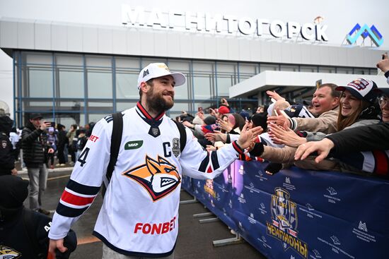 Russia Ice Hockey Kontinental League Metallurg Arrival