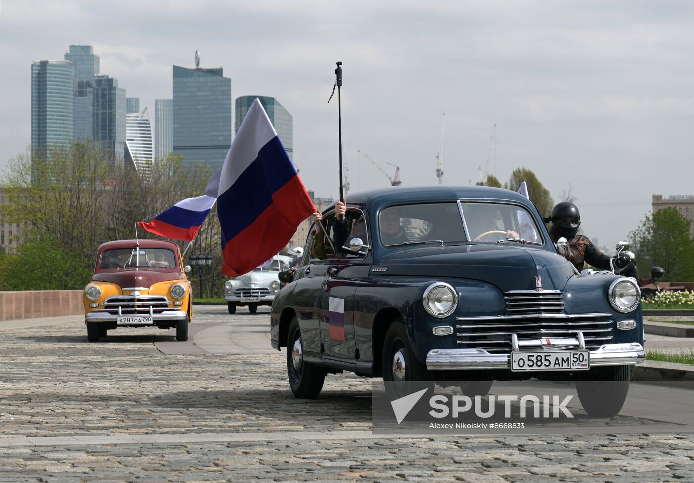 Russia WWII Victory Rally