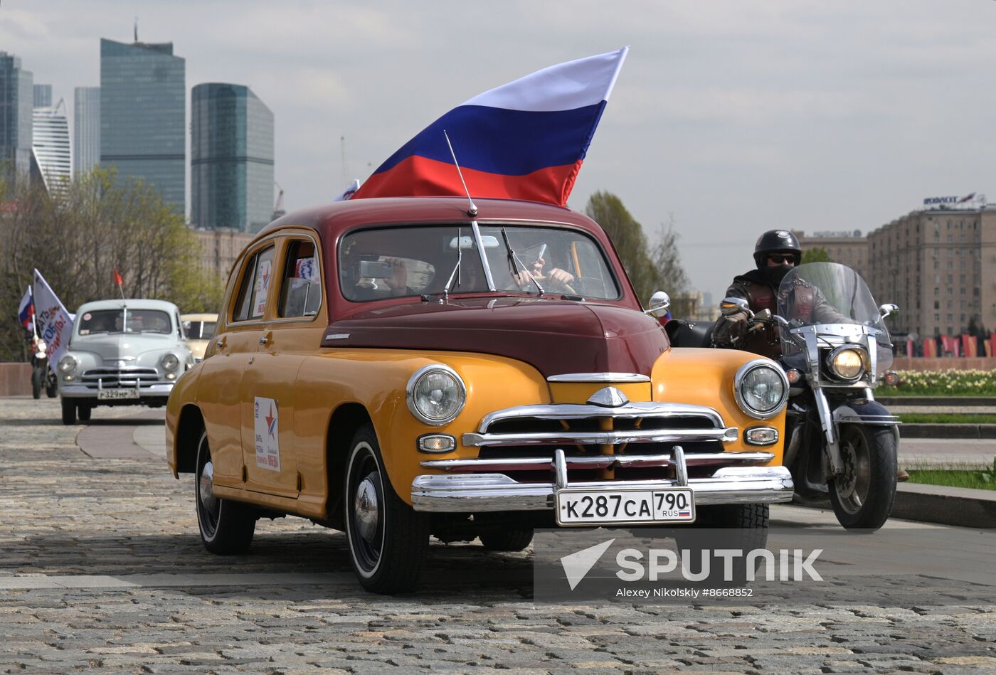 Russia WWII Victory Rally