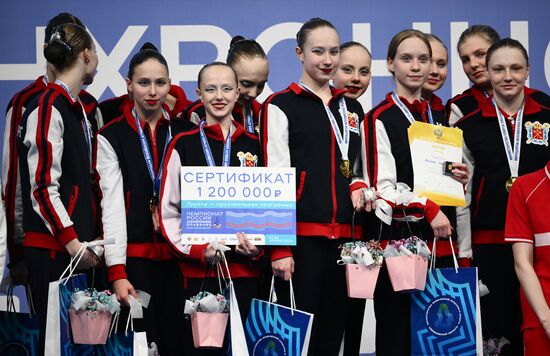 Russia Artistic Swimming Championships Team Free