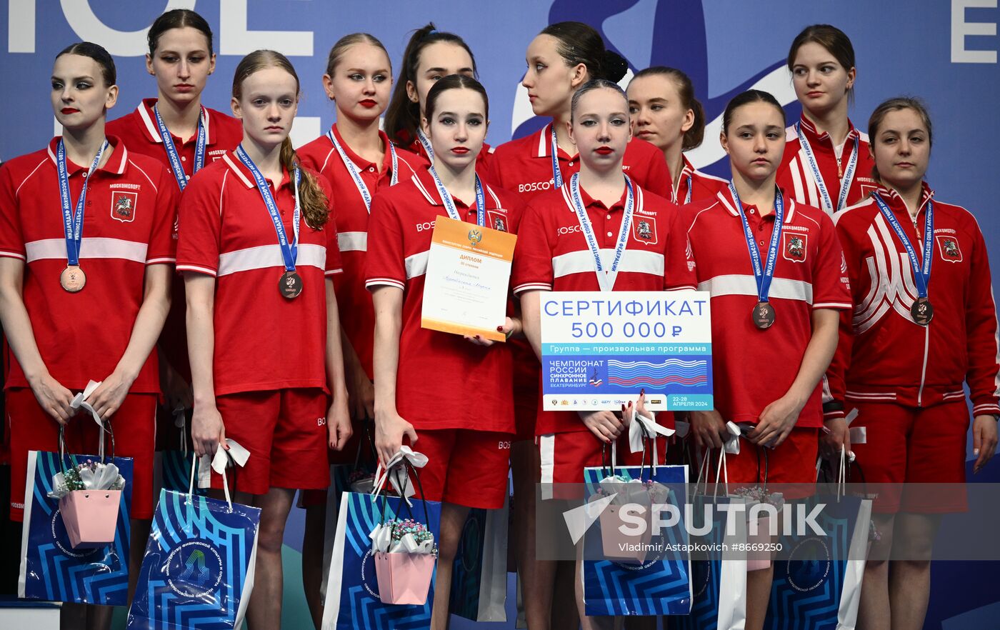 Russia Artistic Swimming Championships Team Free