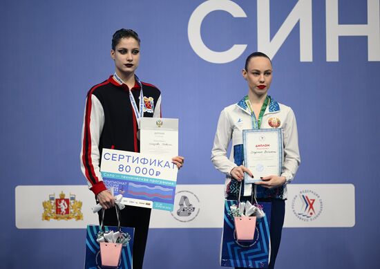 Russia Artistic Swimming Championships Solo Technical