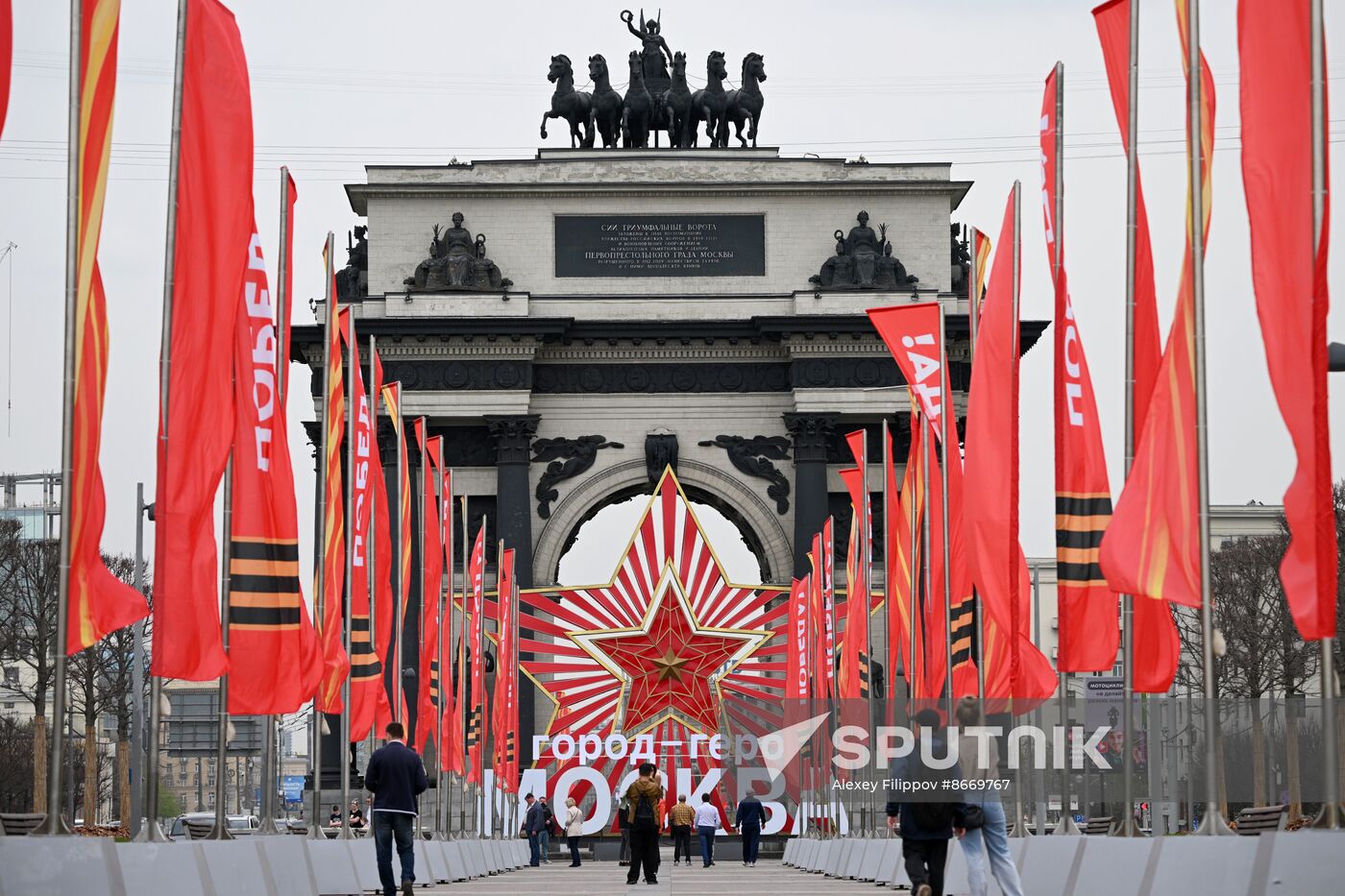 Russia WWII Victory Day Preparations