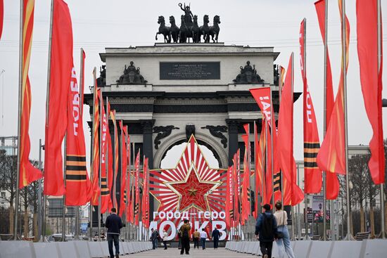 Russia WWII Victory Day Preparations