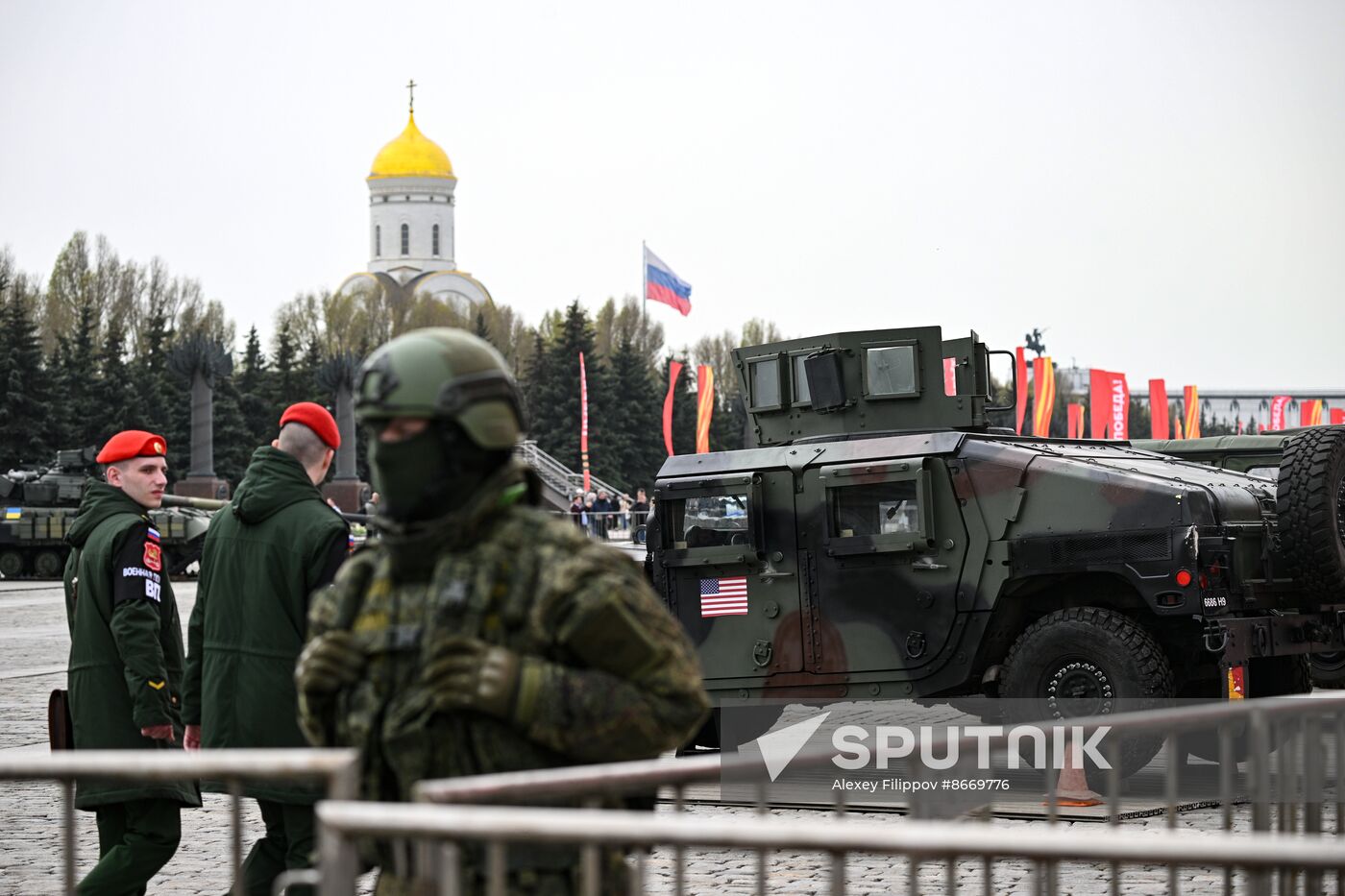 Russia Ukraine Captured Military Equipment Exhibition