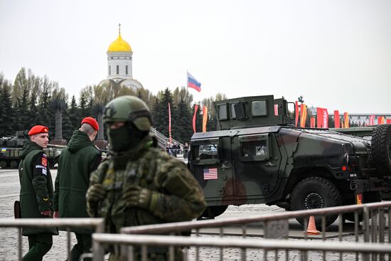Russia Ukraine Captured Military Equipment Exhibition