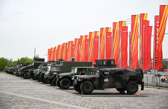 Russia Ukraine Captured Military Equipment Exhibition