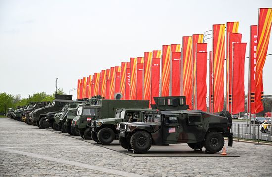 Russia Ukraine Captured Military Equipment Exhibition