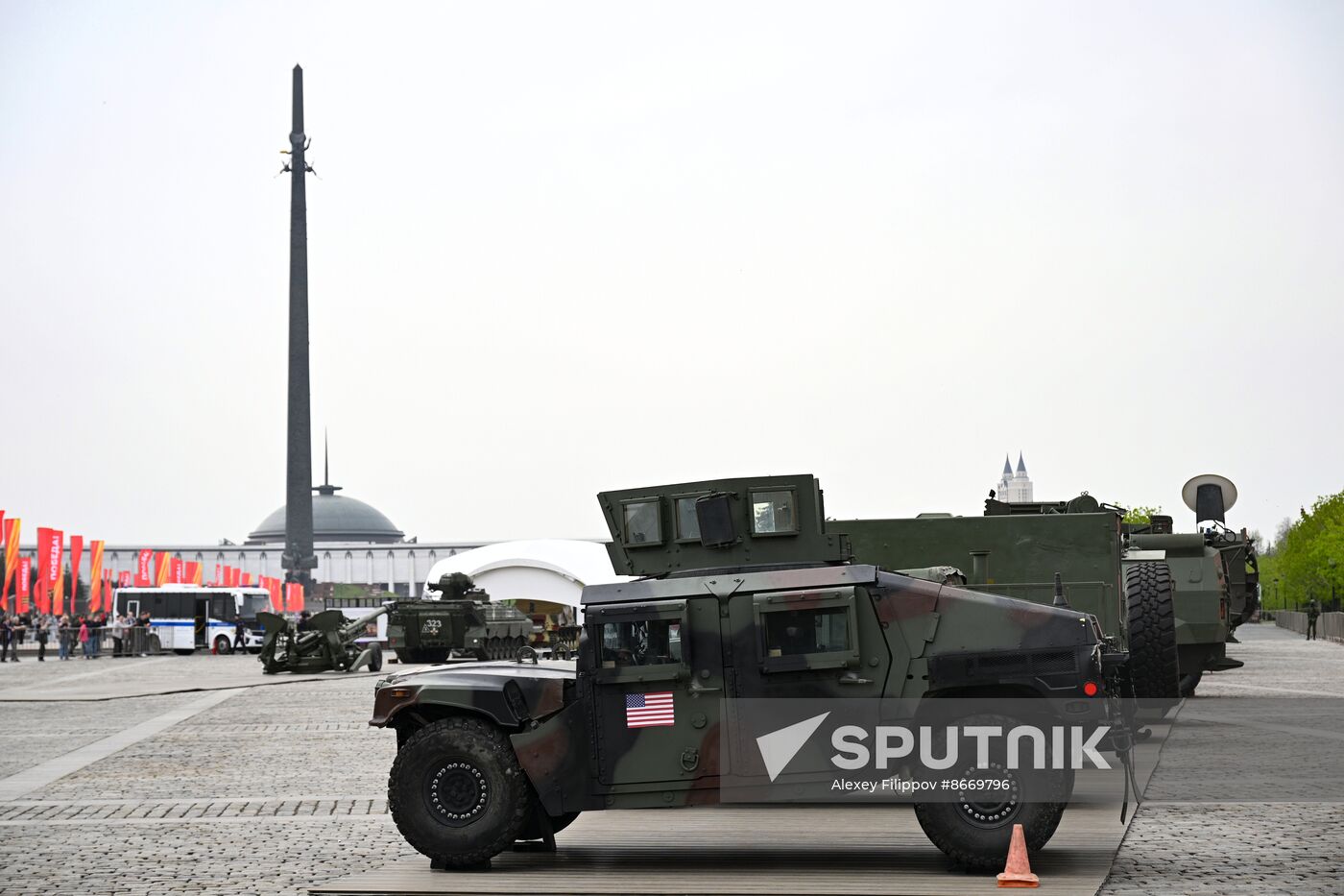 Russia Ukraine Captured Military Equipment Exhibition