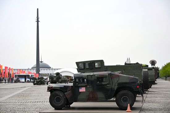 Russia Ukraine Captured Military Equipment Exhibition