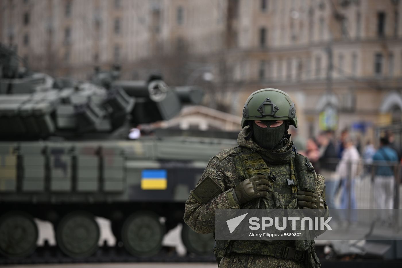 Russia Ukraine Captured Military Equipment Exhibition