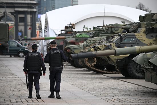 Russia Ukraine Captured Military Equipment Exhibition