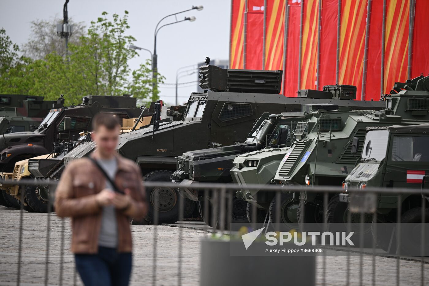 Russia Ukraine Captured Military Equipment Exhibition