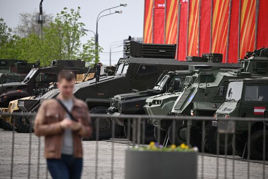 Russia Ukraine Captured Military Equipment Exhibition
