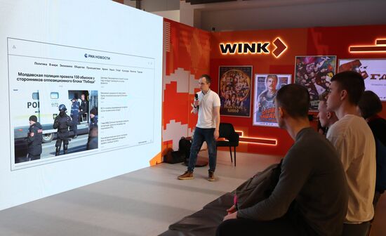 RUSSIA EXPO. Workshop with Dmitry Sedov, Head of Rossiya Segodnya's Internet Technologies Center