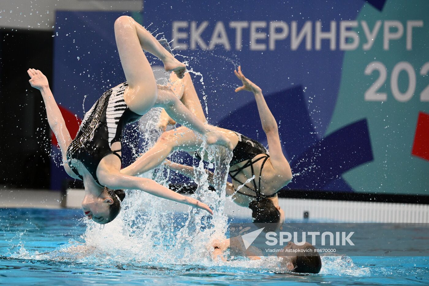 Russia Artistic Swimming Championships Team Acrobatic