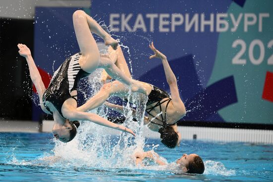 Russia Artistic Swimming Championships Team Acrobatic