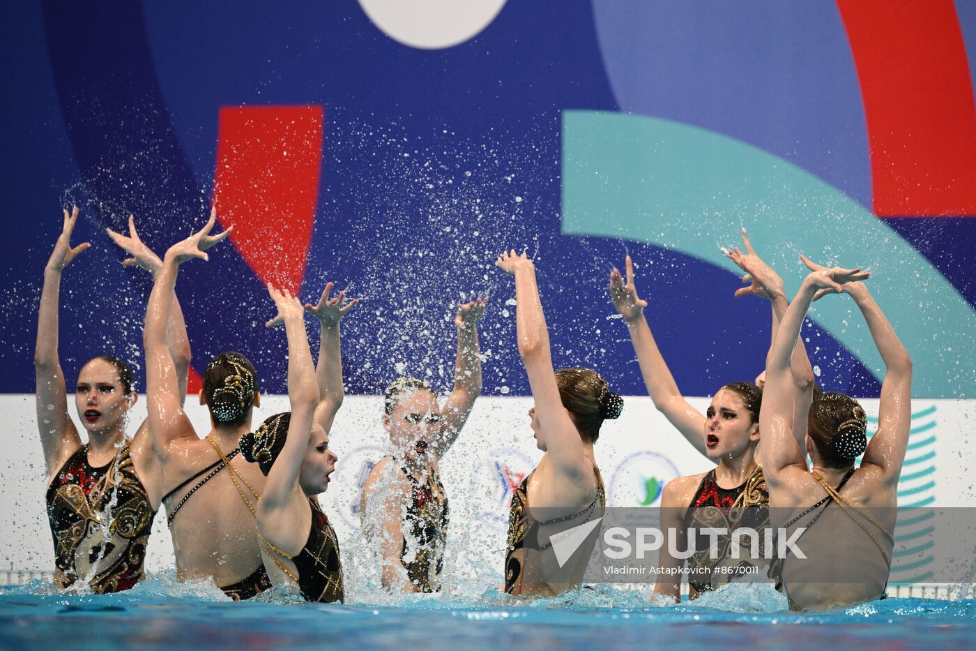 Russia Artistic Swimming Championships Team Acrobatic