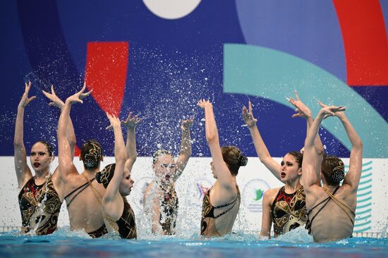 Russia Artistic Swimming Championships Team Acrobatic