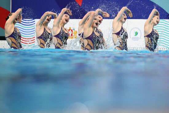 Russia Artistic Swimming Championships Team Acrobatic