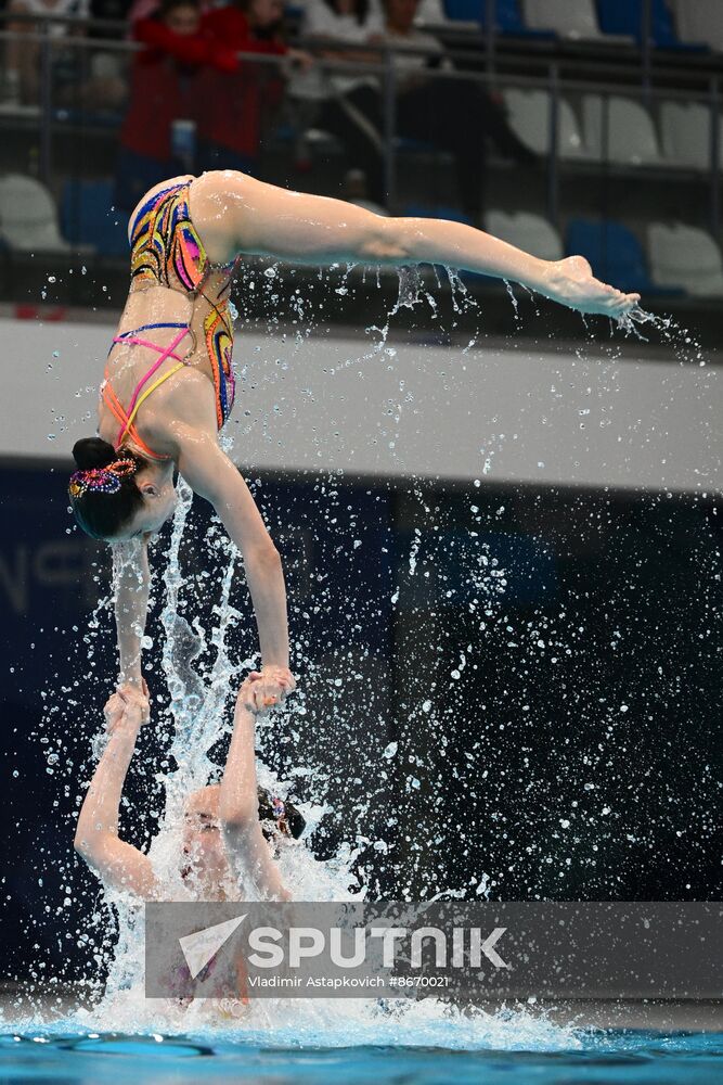 Russia Artistic Swimming Championships Team Acrobatic