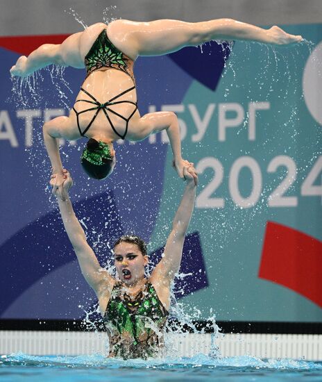 Russia Artistic Swimming Championships Team Acrobatic