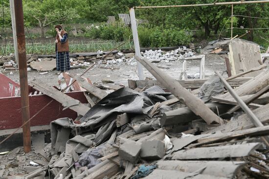 Russia Ukraine Military Operation Shelling