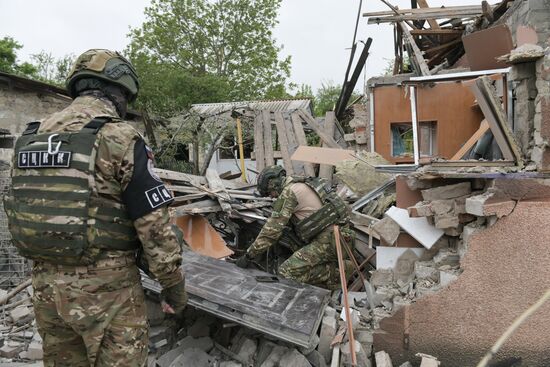 Russia Ukraine Military Operation Shelling