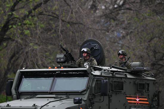 Russia WWII Victory Parade Rehearsal