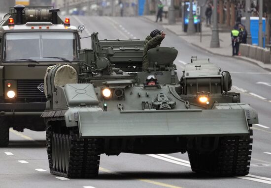 Russia WWII Victory Parade Rehearsal