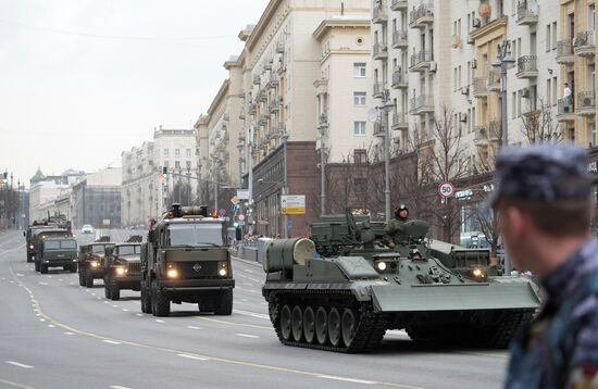Russia WWII Victory Parade Rehearsal