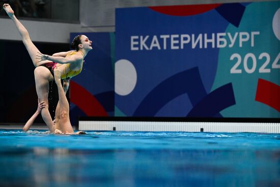 Russia Artistic Swimming Championships Team Acrobatic