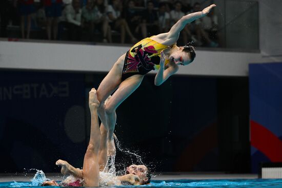 Russia Artistic Swimming Championships Team Acrobatic