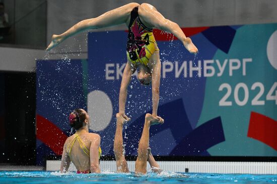 Russia Artistic Swimming Championships Team Acrobatic