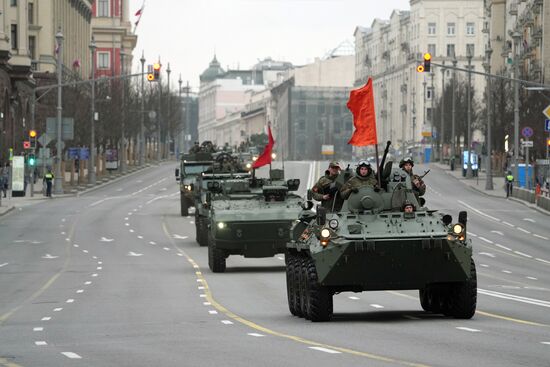 Russia WWII Victory Parade Rehearsal