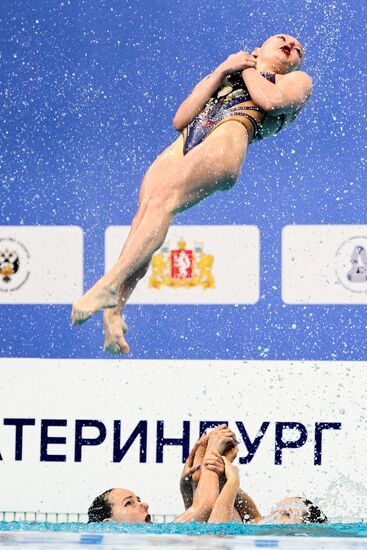 Russia Artistic Swimming Championships Team Acrobatic