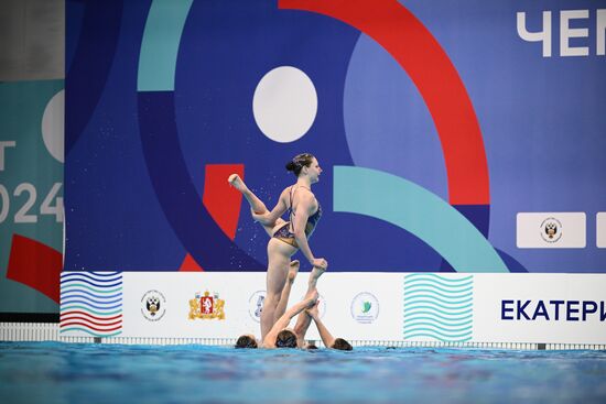 Russia Artistic Swimming Championships Team Acrobatic