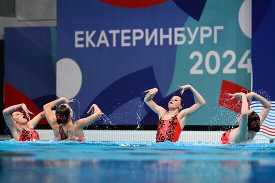 Russia Artistic Swimming Championships Team Acrobatic