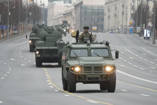 Russia WWII Victory Parade Rehearsal